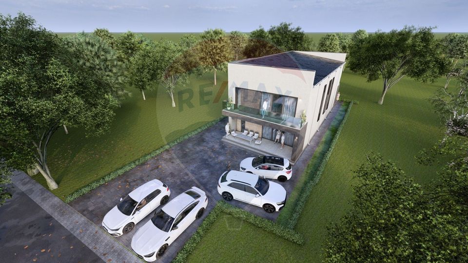 Teren intravilan 488mp de vanzare Corbeanca autorizatie utilitati