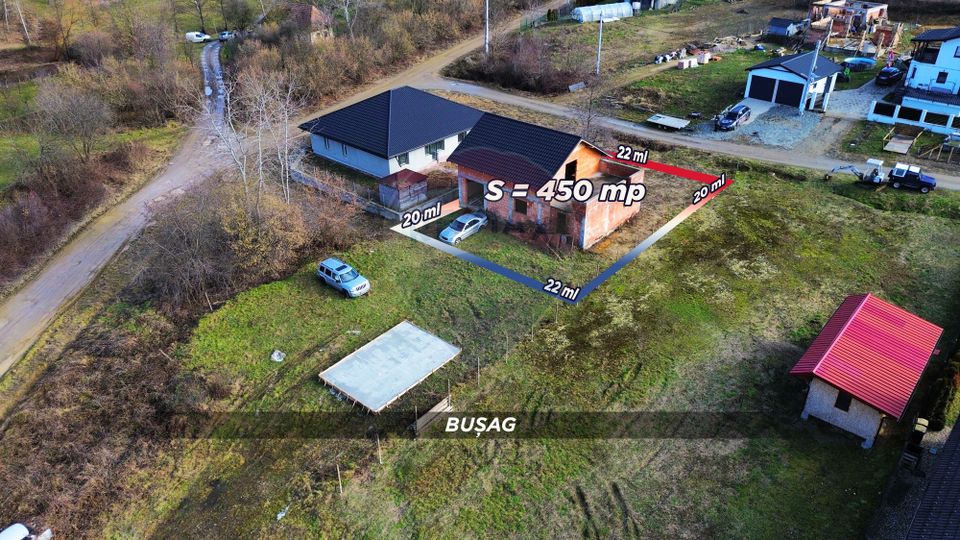 Casă P+M la roșu de vânzare – Tăuții-Măgherăuș
