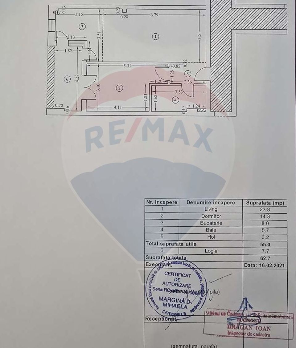 Apartament cu 2 camere | Parcul Circului | Tei | 63 mp | 2/3 | Lidl