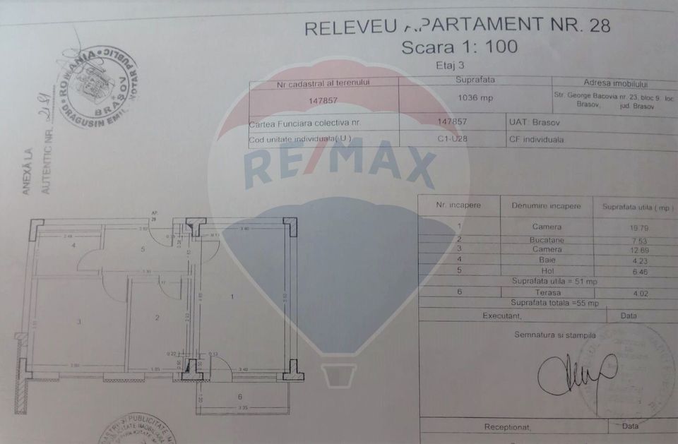 Inchiriez apartament 2 camere, in Tractorul, str George Bacovia