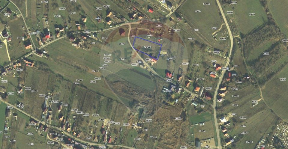 Teren intravilan Aghiresu-Fabrici comuna Aghiresu toate utilitatile