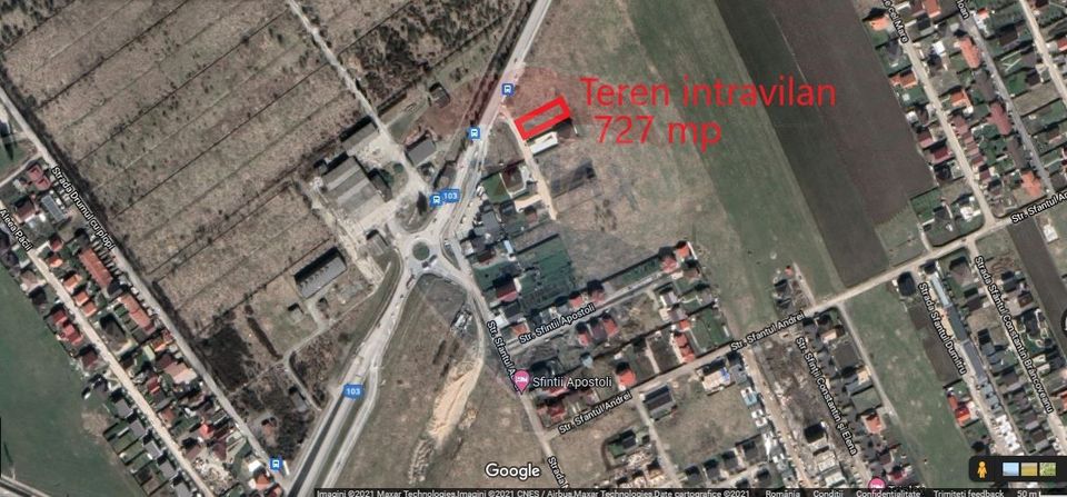 Land 727sqm Sanpetru / Strada fn