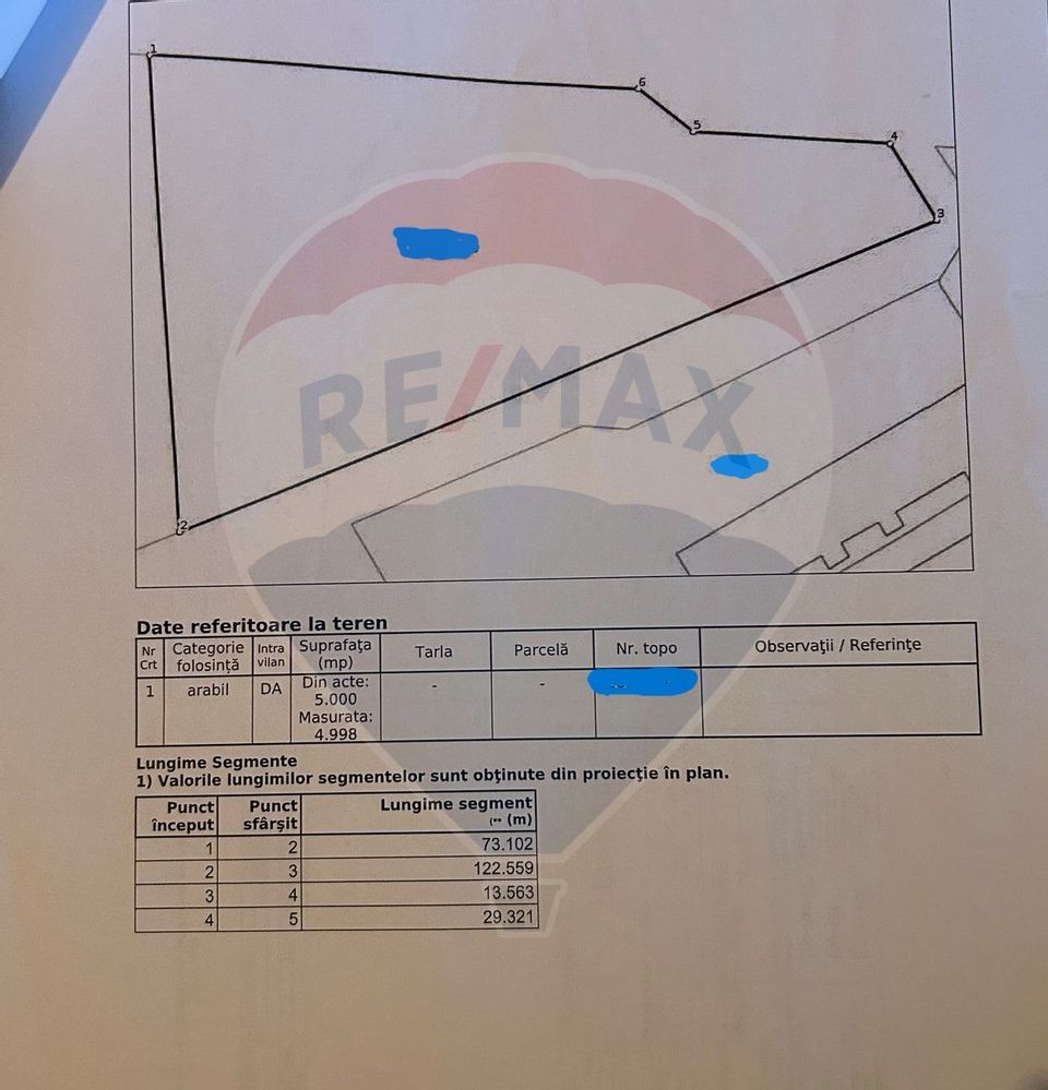 Land 5,000sqm Sibiu / Drumul fn