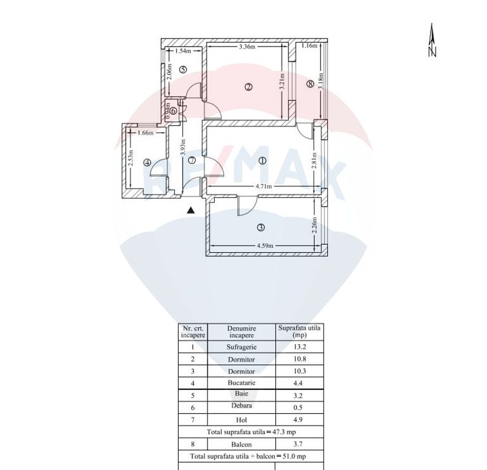 Apartament 3 camere de vanzare | Micro 39B