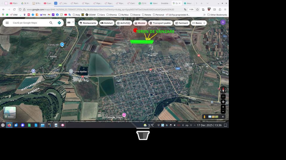 Land 46,600sqm Nadlac / Strada Fara nume