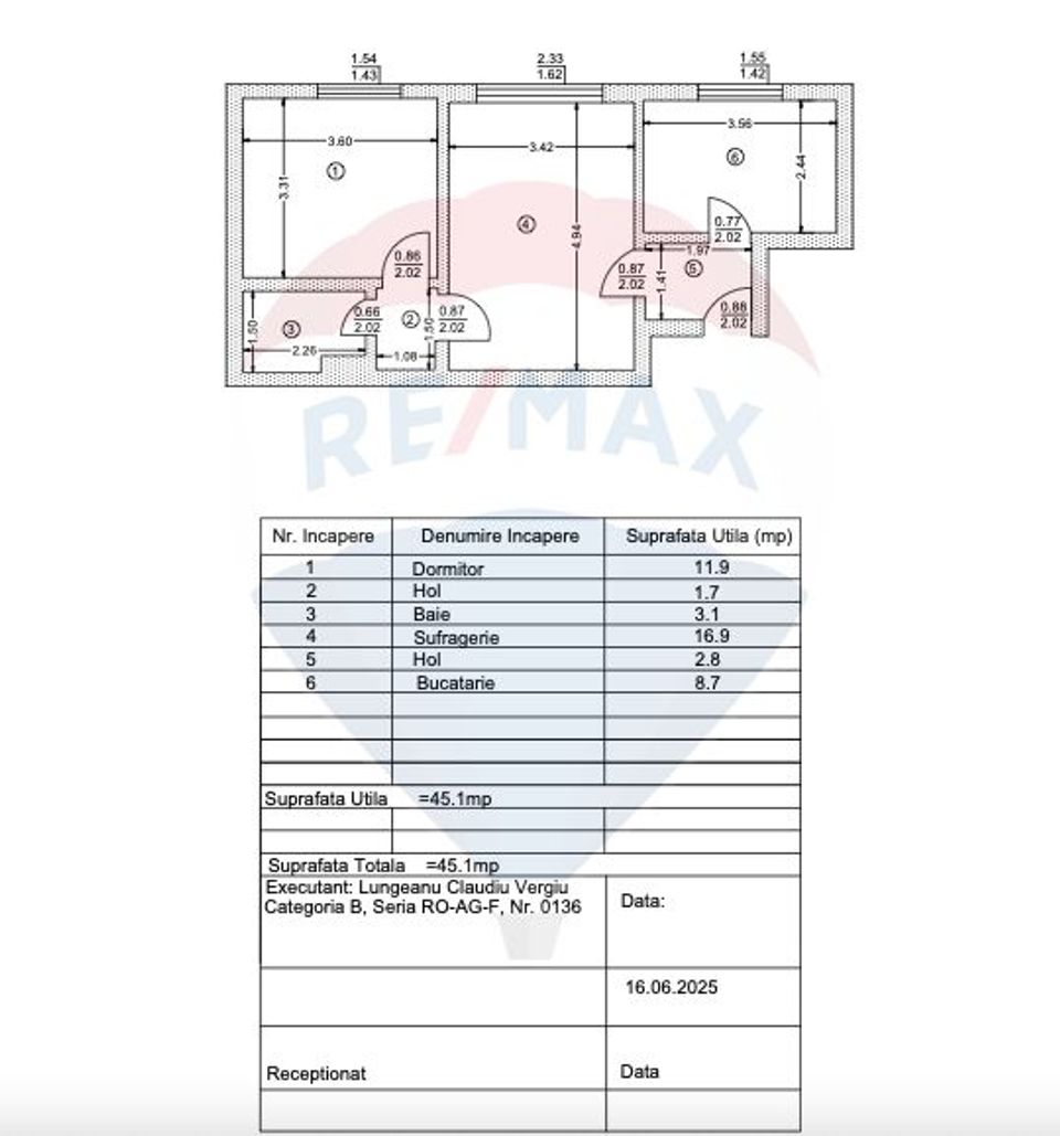 2 room Apartment for sale, Oltenitei area