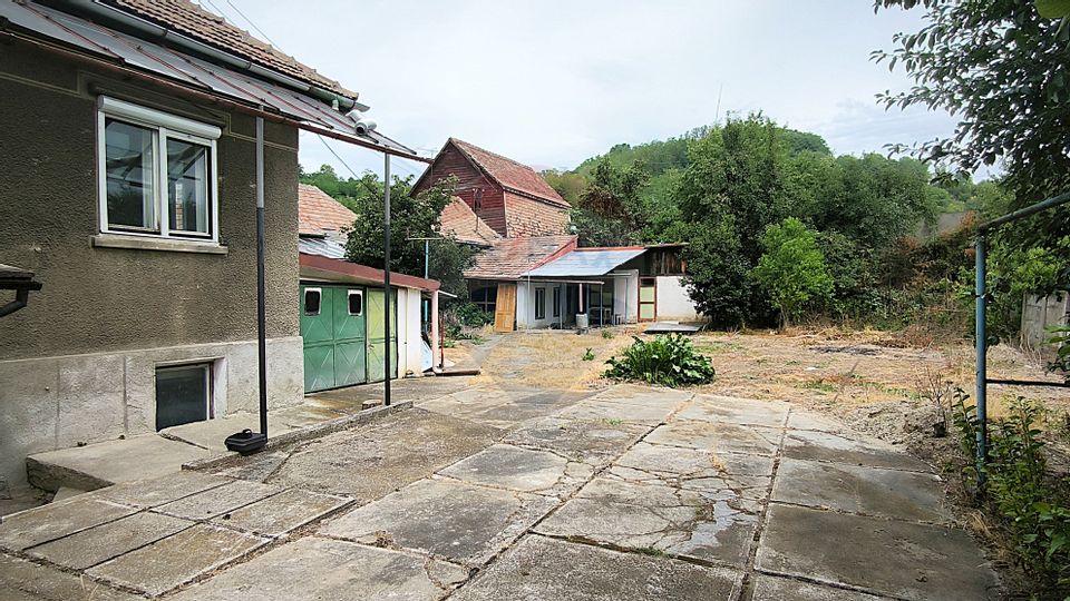 Casă pe un nivel in Medias, teren 533 mp, curte dreapta