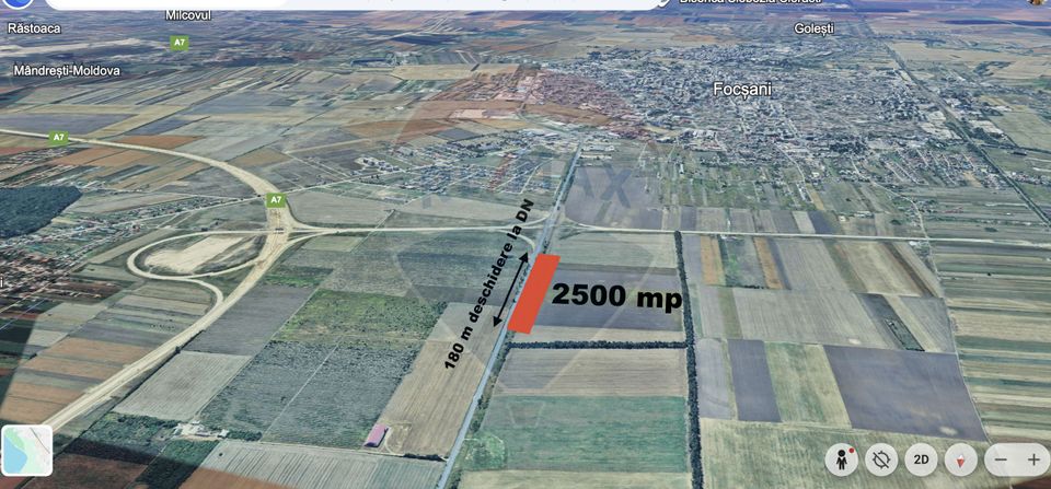 Land 2,500sqm Focsani / DN E 85