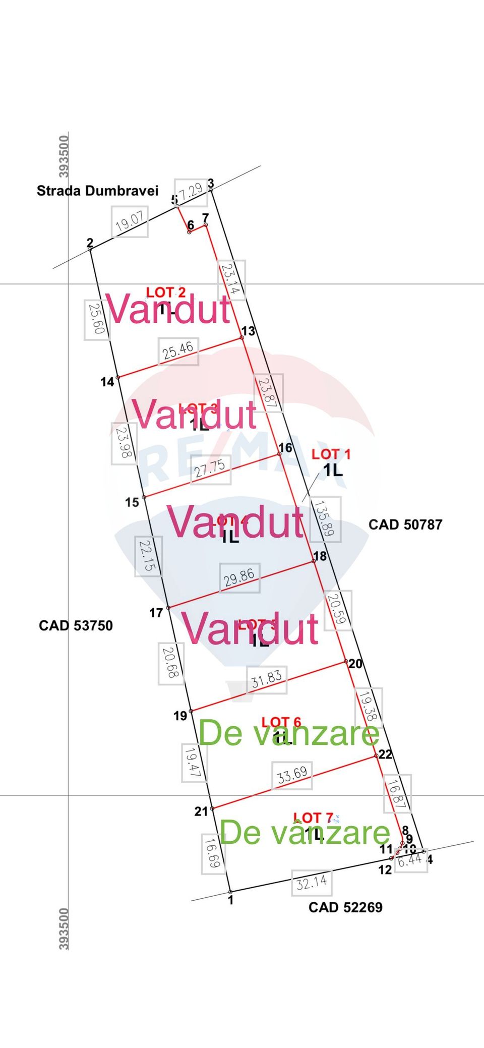 Land 735sqm Baia Mare / Strada Dumbravei