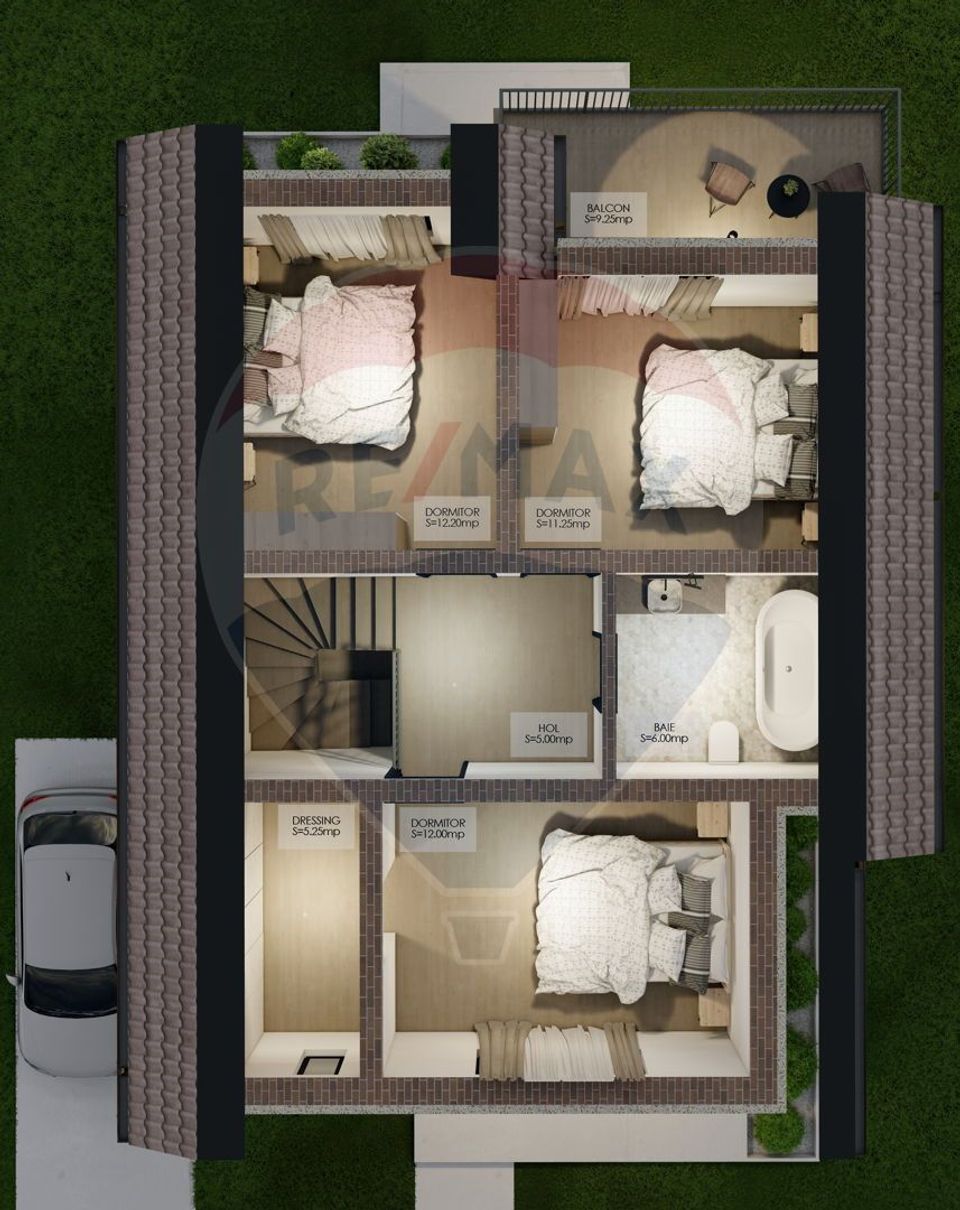4 room House / Villa for sale, 6 Vanatori area