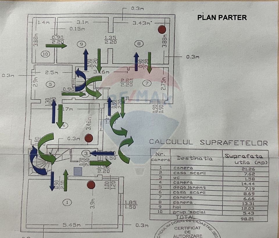 Casă / Vilă cu 10 camere de închiriat în zona Eminescu