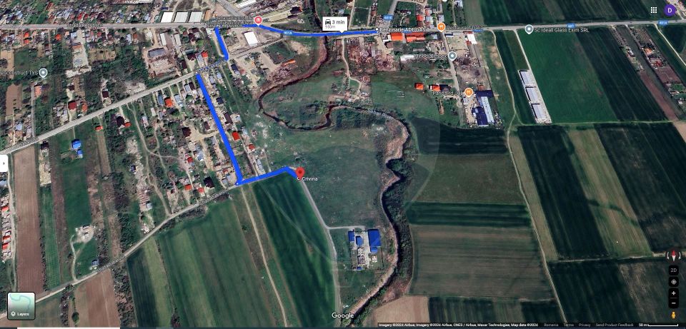 Land 5,126sqm Bolintin-Vale / Strada Sabarului