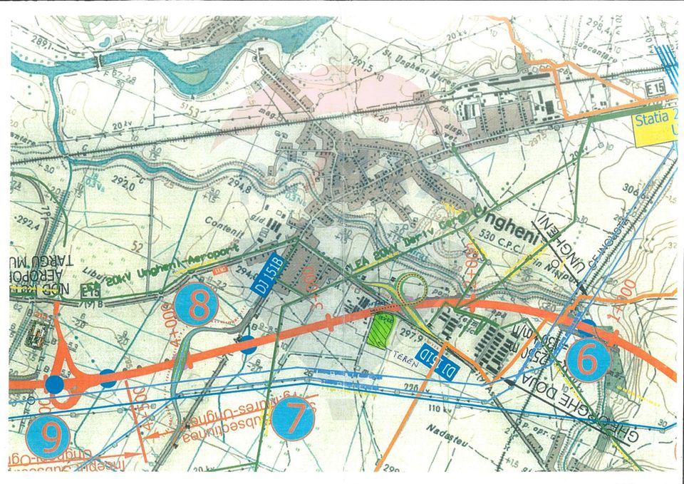 Terenuri Investitie 43485 mp Ungheni-Mures / Autostrada