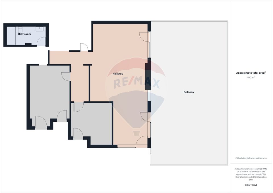 3 room Apartment for sale, Nord area