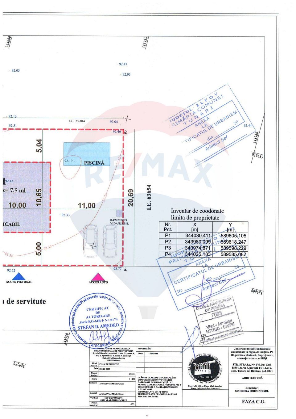 Teren Intravilan de vanzare 1076mp Dimieni - Strada Straja