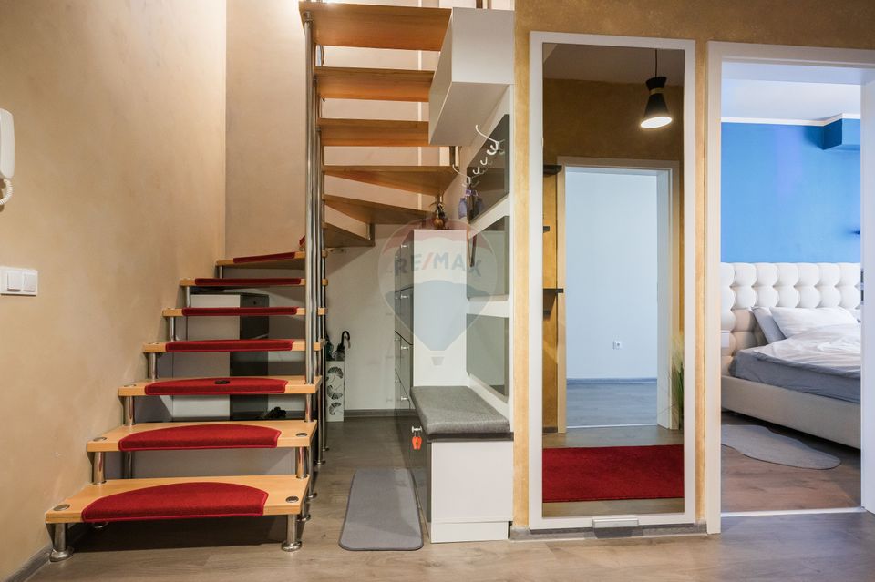 Apartament 3 camere tip duplex cu parcare si boxa la Maurer Residence