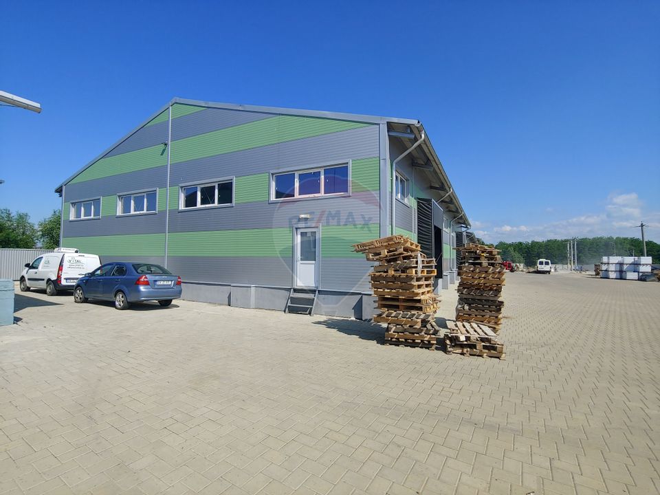 Spațiu industrial-depozit de 597mp de închiriat în Șcheia, Suceava