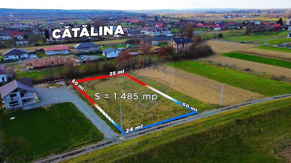 Teren intravilan de vanzare in Catalina langa Han