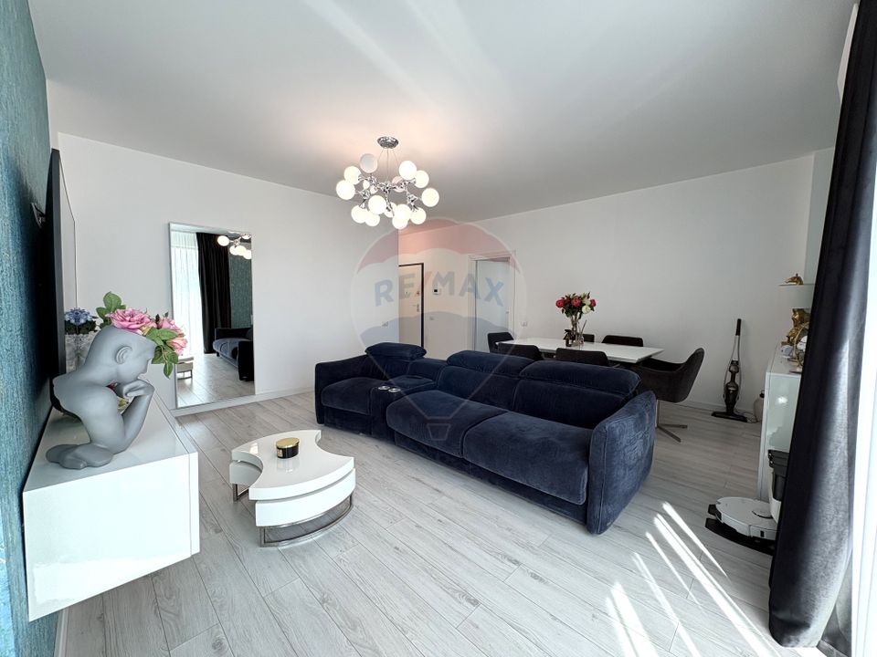 Apartament 2 camere de închiriat cu 2 locuri de parcare subterane