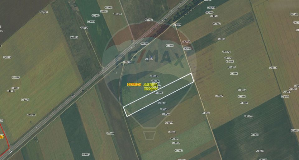 Teren - proiect aprobat pentru Parc Fotovoltaic 2 MW | Hărman, jud. BV