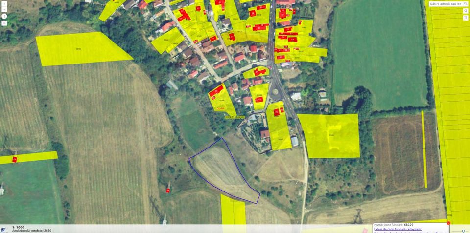 Plot of land in Glina / Șoseaua Caminului - Manolache Village