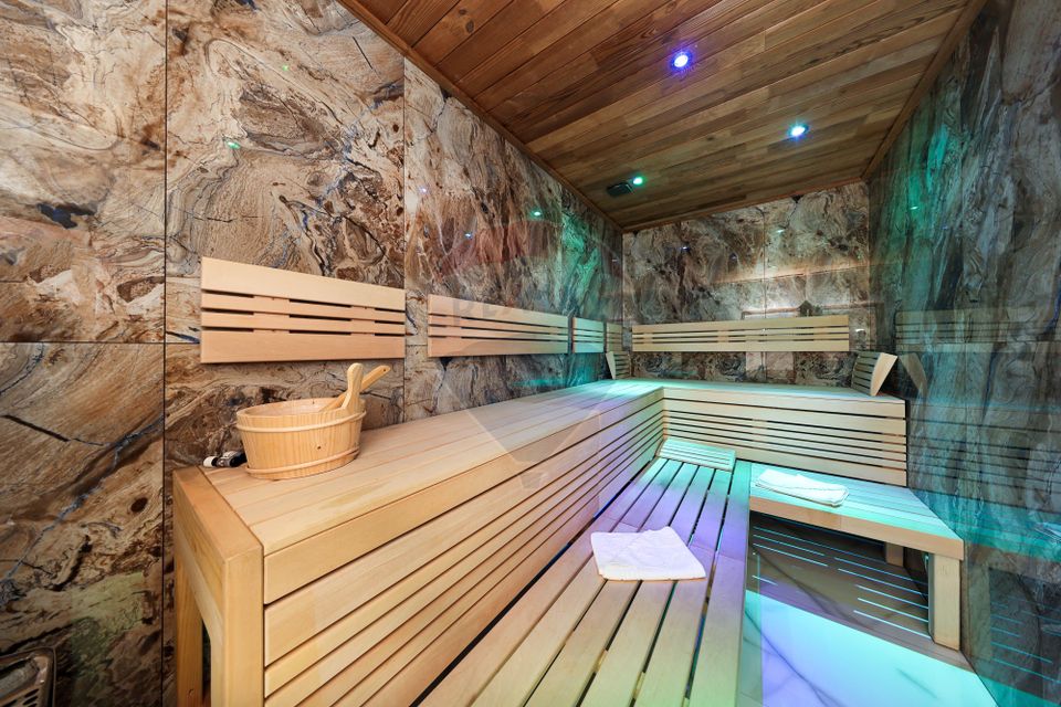 Vilă premium, saune, jacuzzi curte de 1000 mp