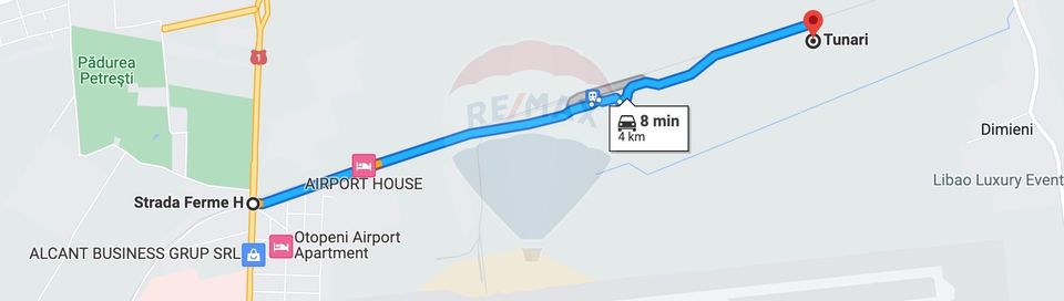 De vanzare | 4 hectare Teren |  Dimieni - Tunari