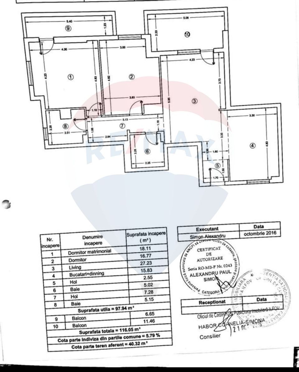 3 room Apartment for rent, Pipera area