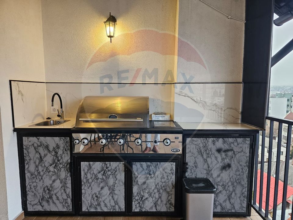 La alt nivel! Inchiriez LUX cu 3 camere, Terasa cu Gratar, Central