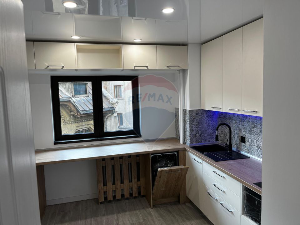 4 camere renovat | vedere fântâni Unirii | Bibescu Vodă | 106 mp