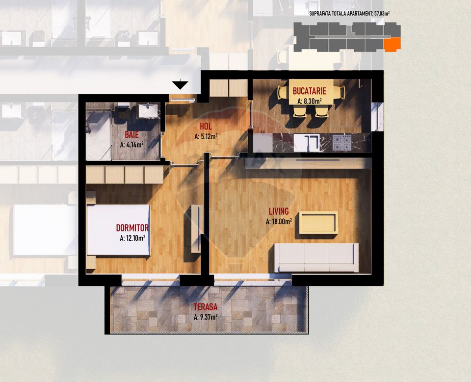 Apartamente in ansamblu rezidential - Dobroesti