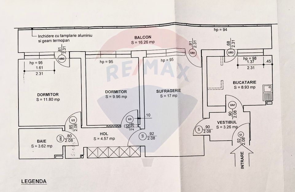 3-room apartment for sale in Iancului/Ferdinand area