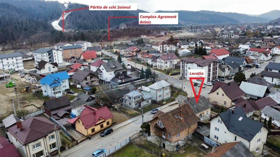 Casă de vânzare în GURA HUMORULUI zona Ariniș 250 mp teren
