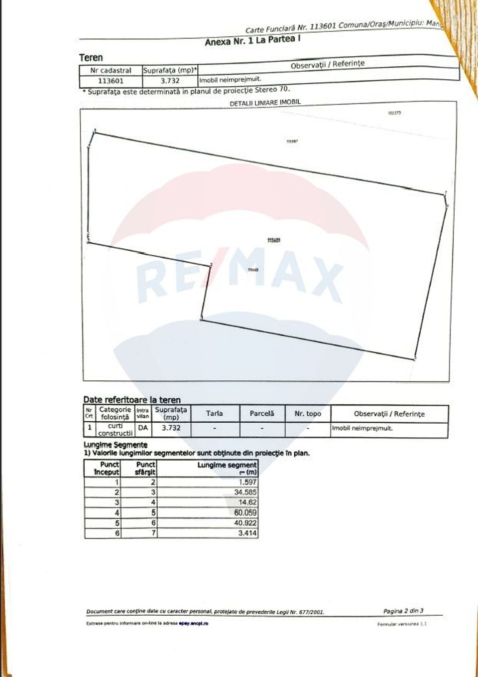 Land 3,732sqm Mangalia / Strada Titu Maiorescu