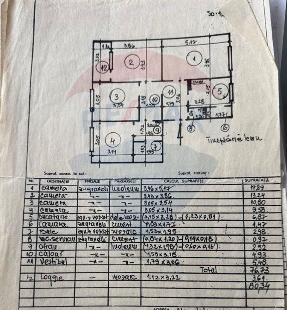4 room Apartment for sale, Drumul Taberei area