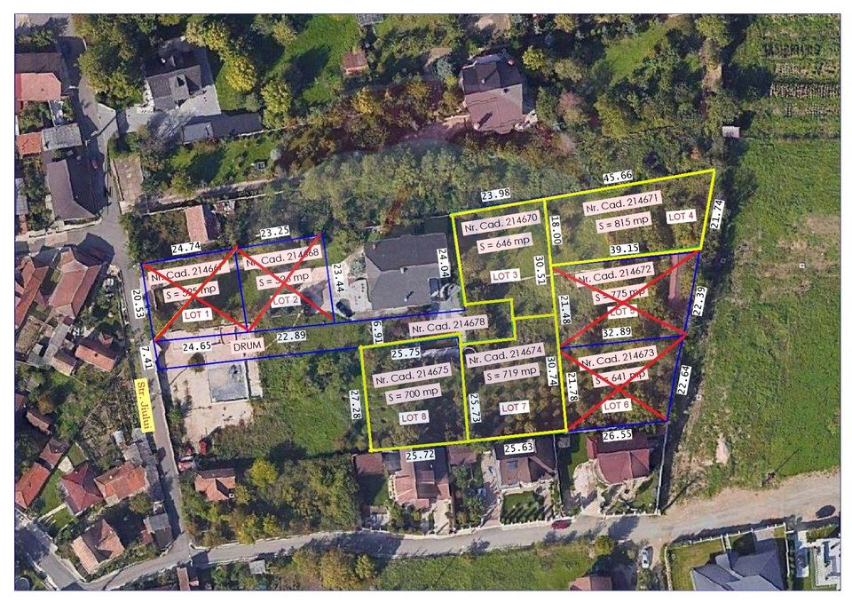 Teren 646mp Oradea / Strada Jiului