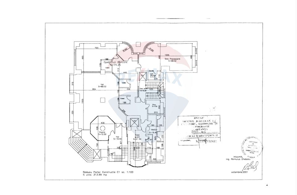 Spațiu Comercial/Office 314 mp la parter în Zona Centrală Constanța