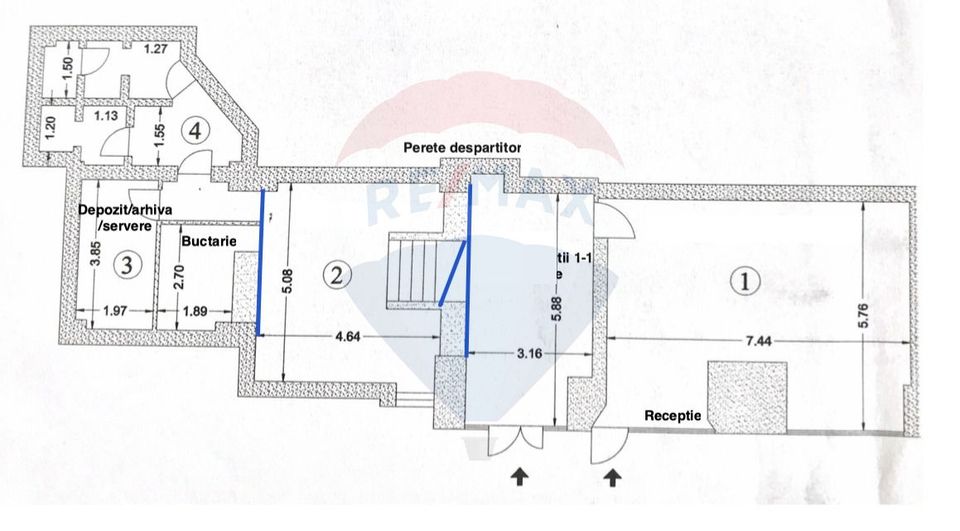 120sq.m Commercial Space for rent, Central area