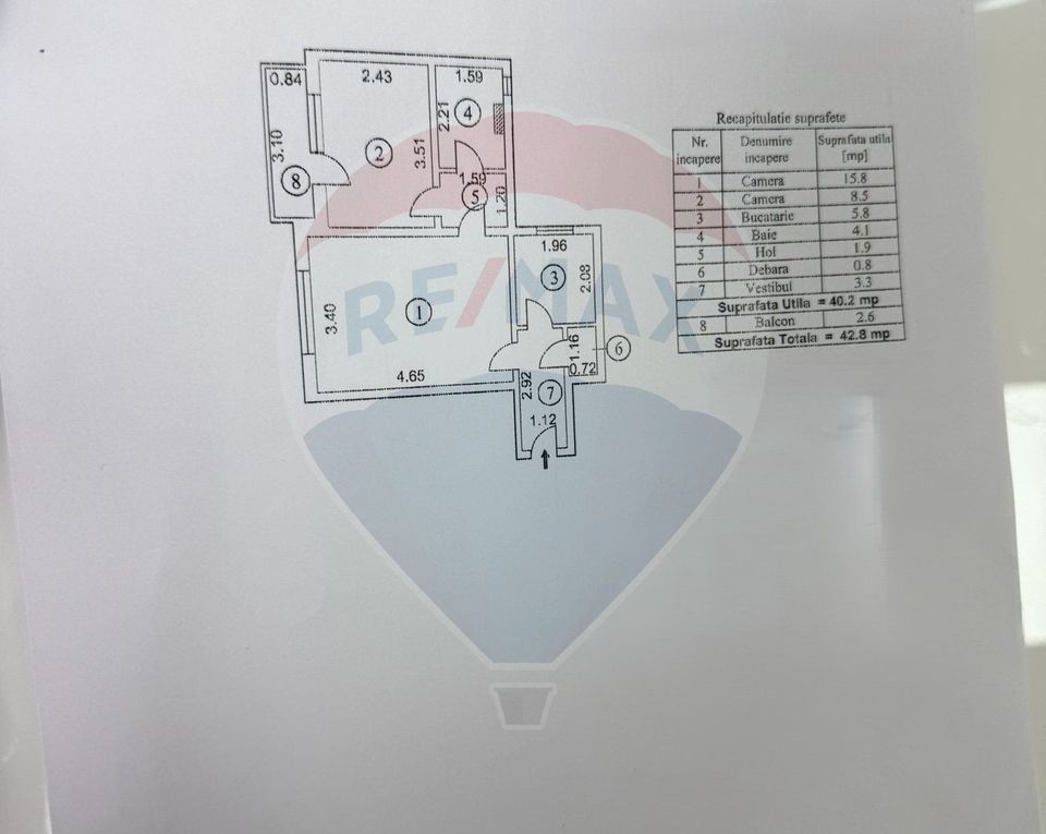 Apartament cu 2 camere de vânzare în zona Brancoveanu