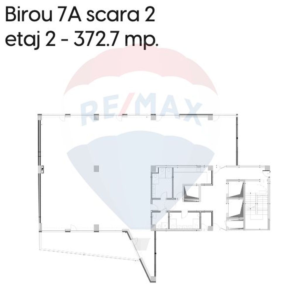 Spațiu de birouri de 342.7 mp de vânzare în zona Manastur