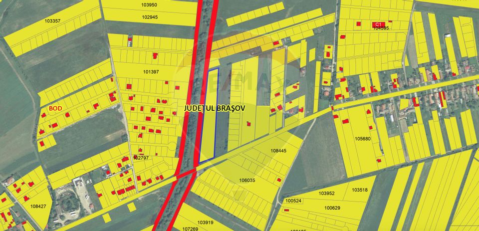 Land 10,000sqm Bod / Strada Garii