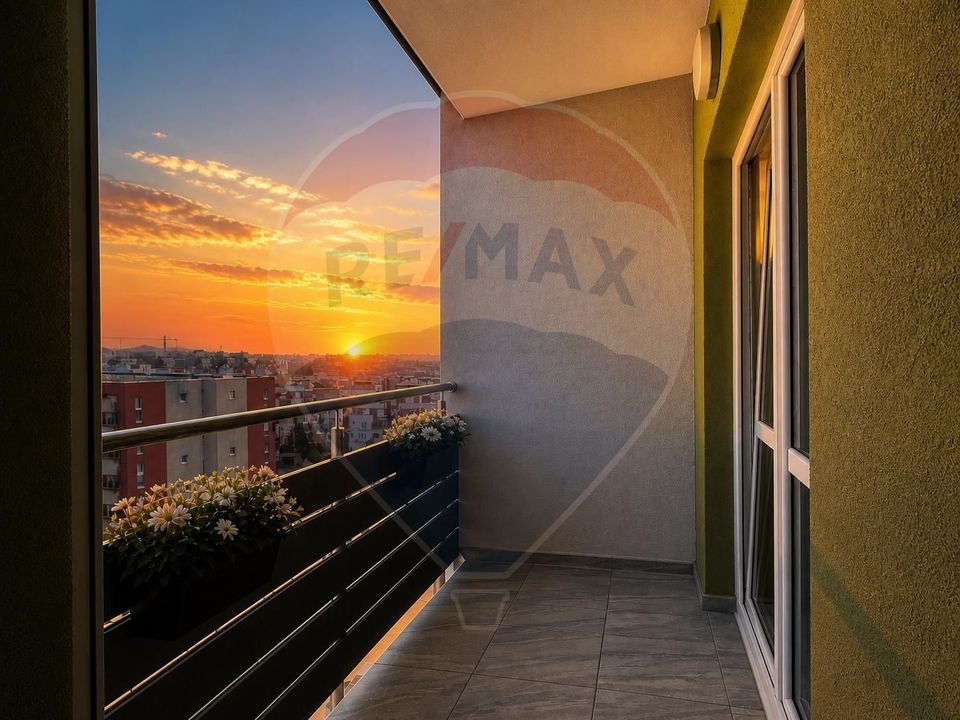 Apartament 2 camere decomandat | 55 mp | 2 balcoane  | Boxa inclusa