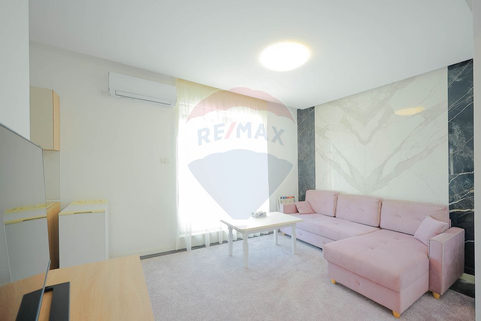 Apartament cu 2 camere, balcon, terasă de 21mp, de vânzare, Sântandrei