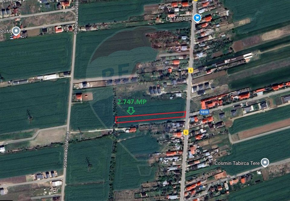 Land 2,747sqm Balotesti / I. C. Bratianu Street