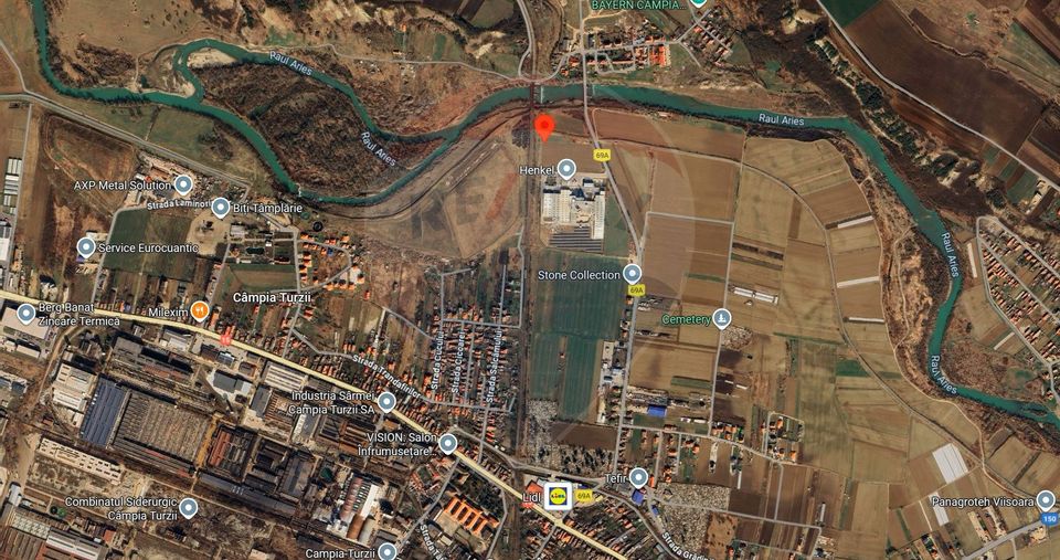 Teren industrial logistic de vanzare 15.938 mp Câmpia Turzii Henkel