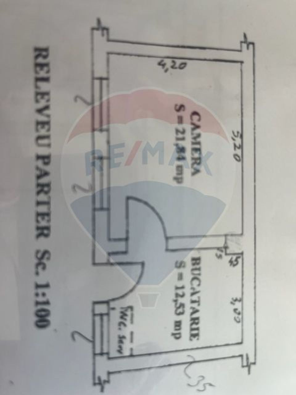 Apartament cu 1 camere de vânzare în zona Terezian