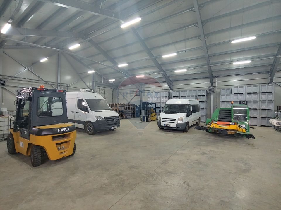 Spațiu industrial-depozit de 1120mp de închiriat în Dumbrăveni, SV