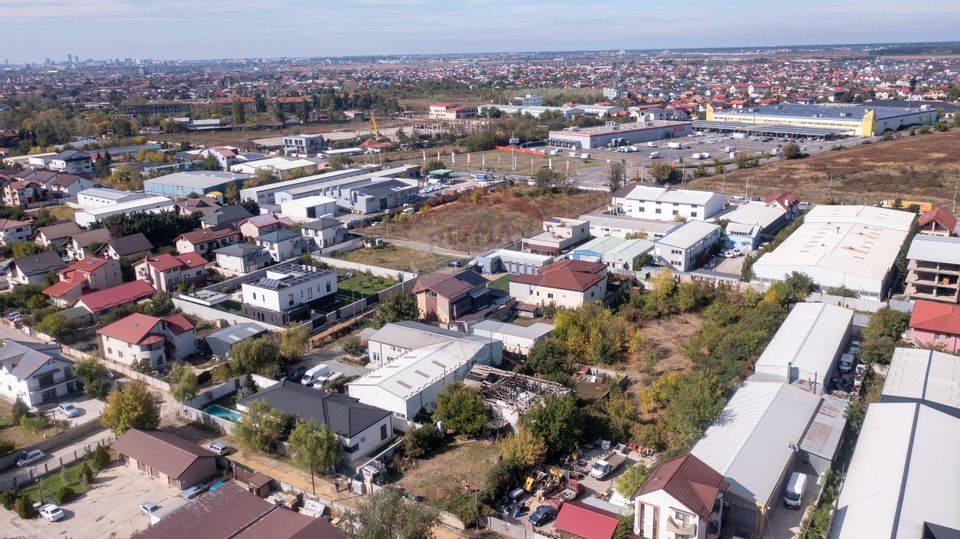 Vanzare teren intravilan 1,100mp Pantelimon, zona SELGROS