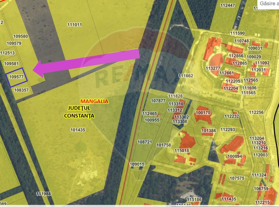 Teren de vanzare 2000mp Strada Trandafirilor Olimp Constanta