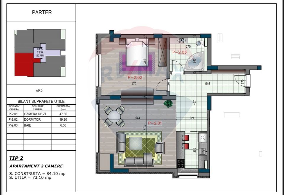 3 room Apartment for sale
